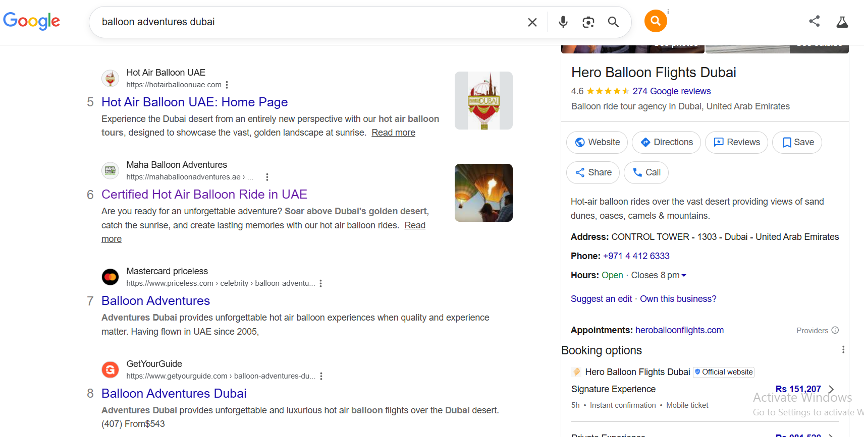 Search engine ranking report highlighting page-one keyword positions and organic visibility.
