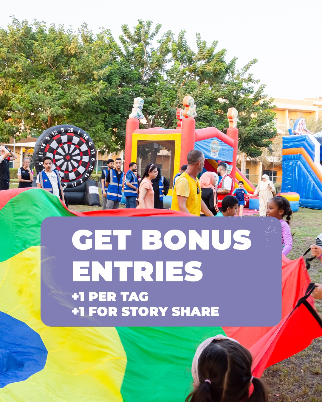 Bonus entries announcement for Winter Wonderland raffle Sanad Village