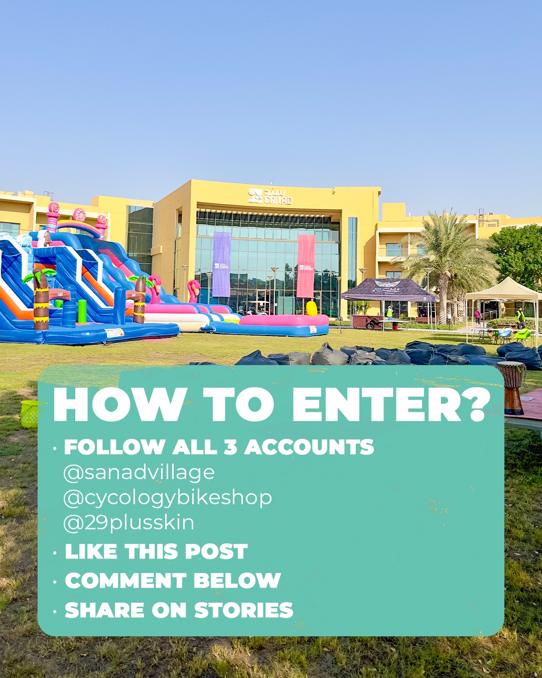How to enter Winter Wonderland raffle at Sanad Village