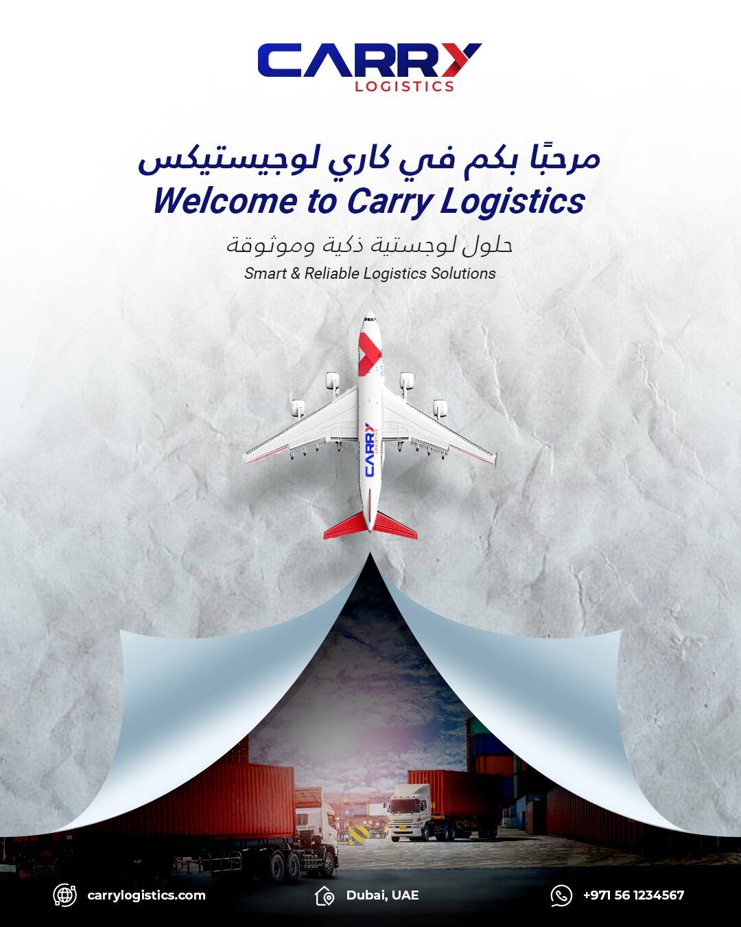 Welcome to Carry Logistics Dubai – smart and reliable logistics solutions including air freight and cargo delivery services in UAE