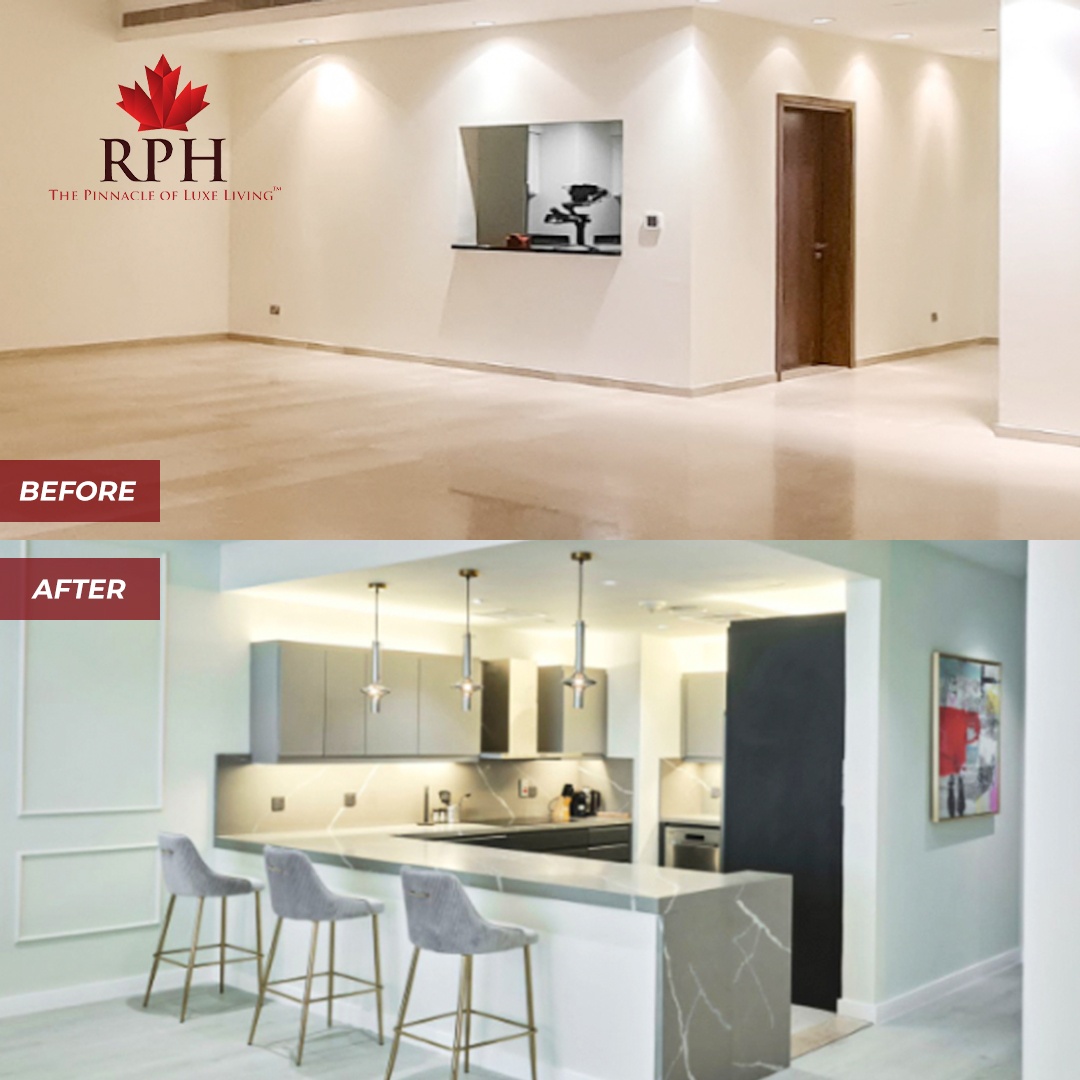 Kitchen renovation services in Dubai by RPH with modern layouts