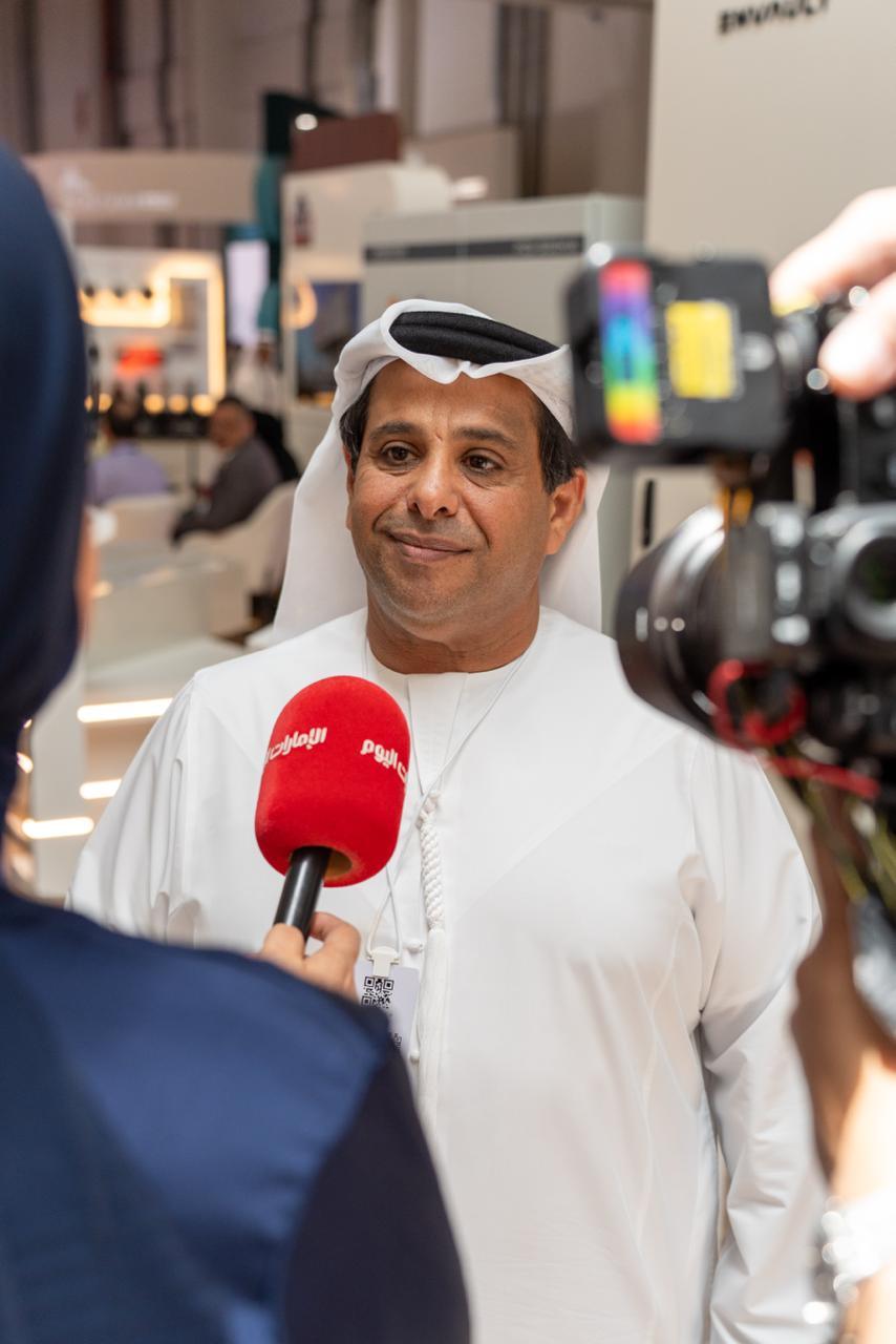 Enercap by Apex Energy MIITE 2026 countdown poster featuring a microphone, UAE flag, and event details at ADNEC Abu Dhabi.
